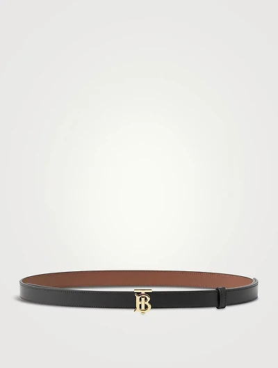 Leather Reversible Tb Belt