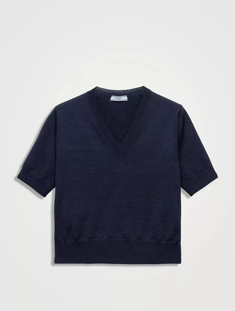 V-neck Wool Sweater