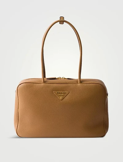 Large Leather Top-handle Bag
