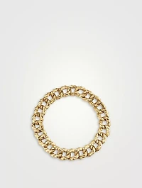 Cable Edge® Curb Chain Necklace 18k Yellow Gold