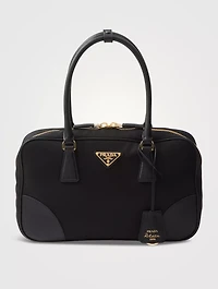 Prada Re-edition 1978 Medium Re-nylon And Saffiano Leather Two-handle Bag