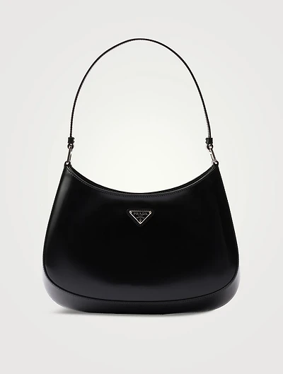 Prada Cleo Brushed Leather Shoulder Bag