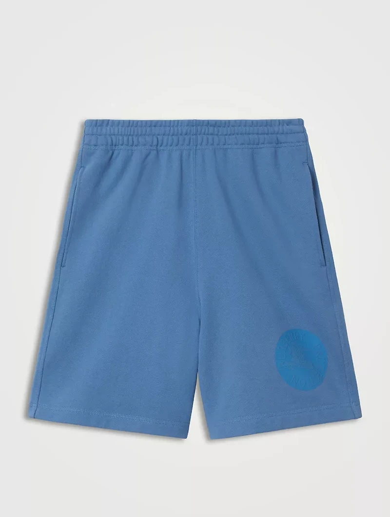 Ekd Badge Cotton Shorts