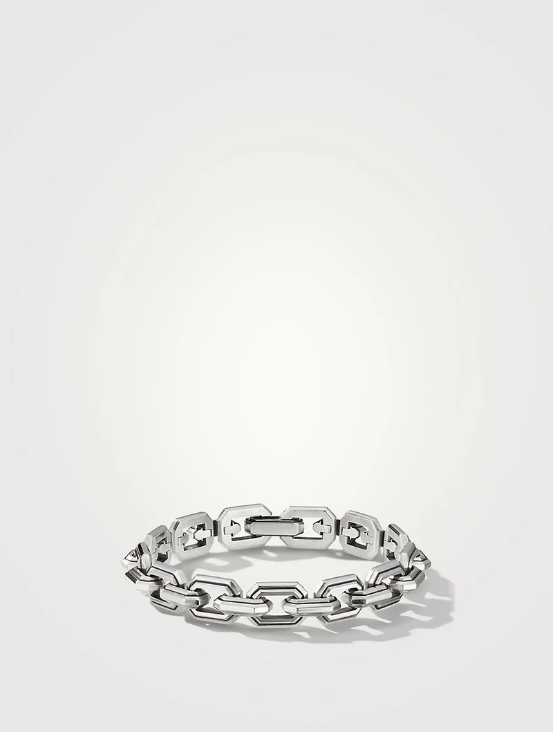 Deco Link Bracelet Sterling Silver