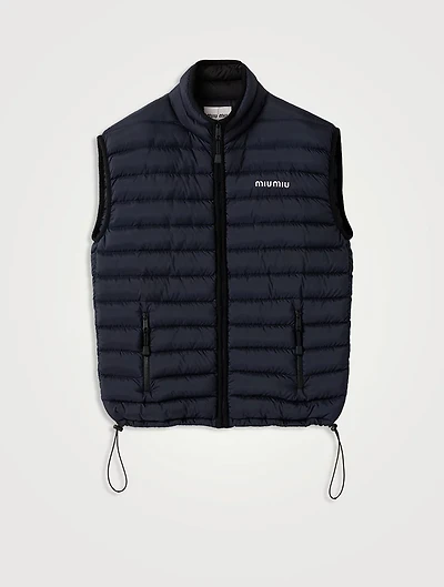 Light Pongé Down Vest