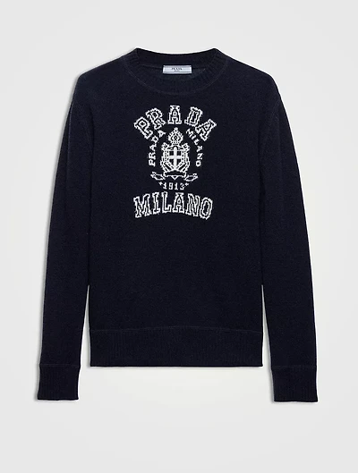 Wool And Cashmere Intarsia Sweater