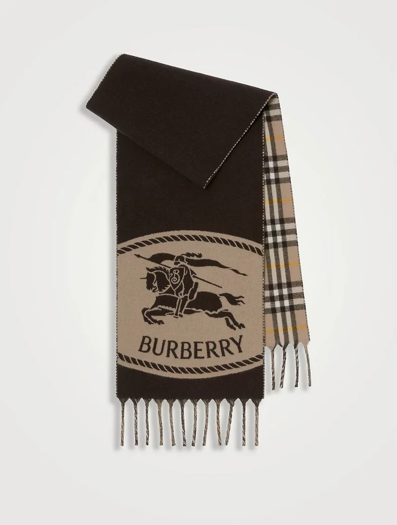 Reversible Knight Stamp Scarf