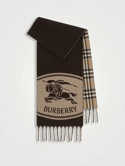 Reversible Knight Stamp Scarf