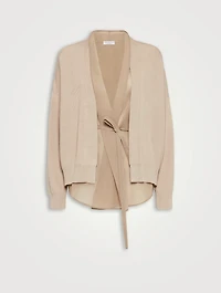 English Rib Knit Cardigan