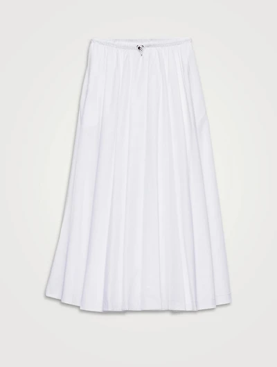Reversible Cotton Jersey And Re-nylon Circle Skirt