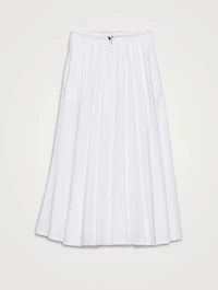 Reversible Cotton Jersey And Re-nylon Circle Skirt