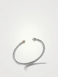 Cable Classics Bracelet Sterling Silver With 18k Yellow Gold