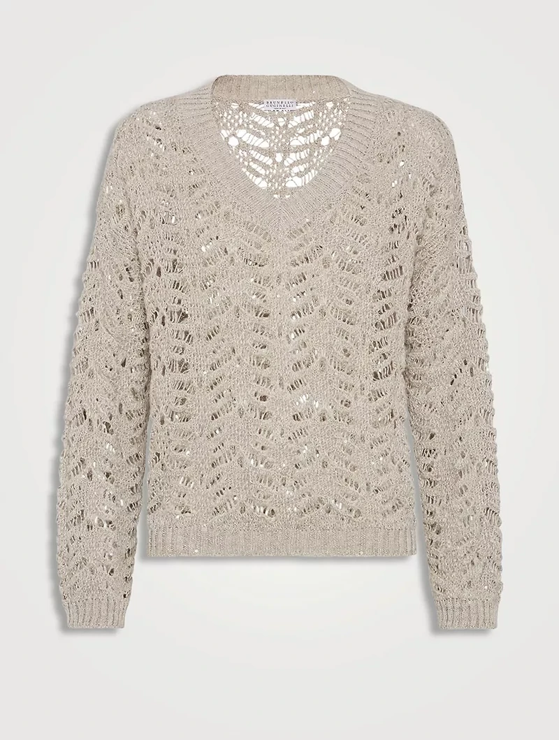 Foliage Lace Sweater