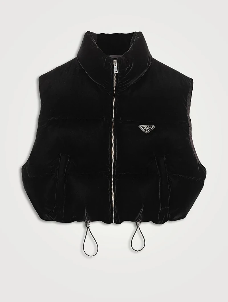 Velvet Down Vest