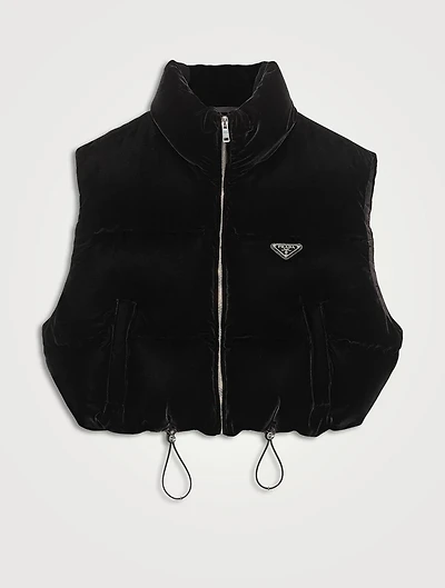 Velvet Down Vest