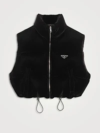 Velvet Down Vest