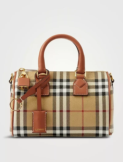 Mini Check Bowling Bag