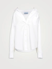 Embroidered Poplin Shirt