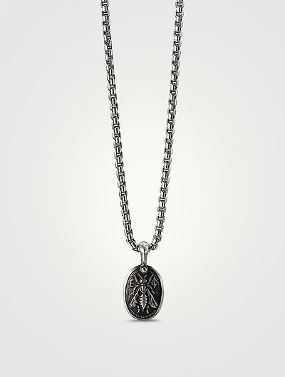 Petrvs® Bee Amulet In Sterling Silver
