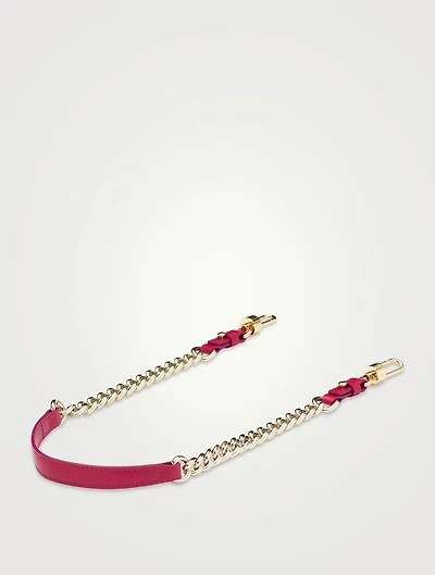 Short Chain Strap Box Calf