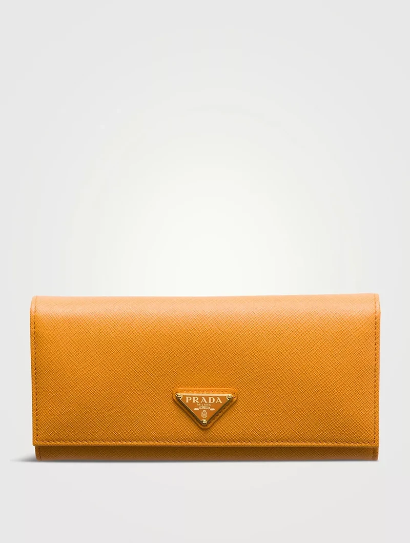 Large Saffiano Leather Wallet