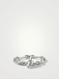 Lexington Chain Bracelet Sterling Silver With Pavé Diamonds