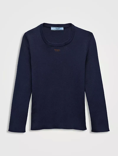 Cotton Crew-neck Sweater