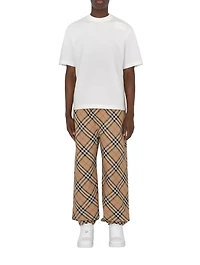Check Twill Trousers