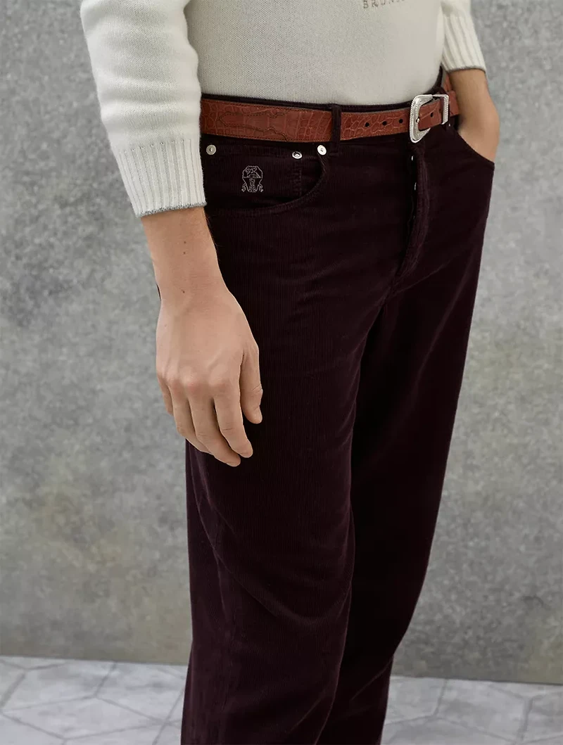 Italian Fit Five-pocket Trousers