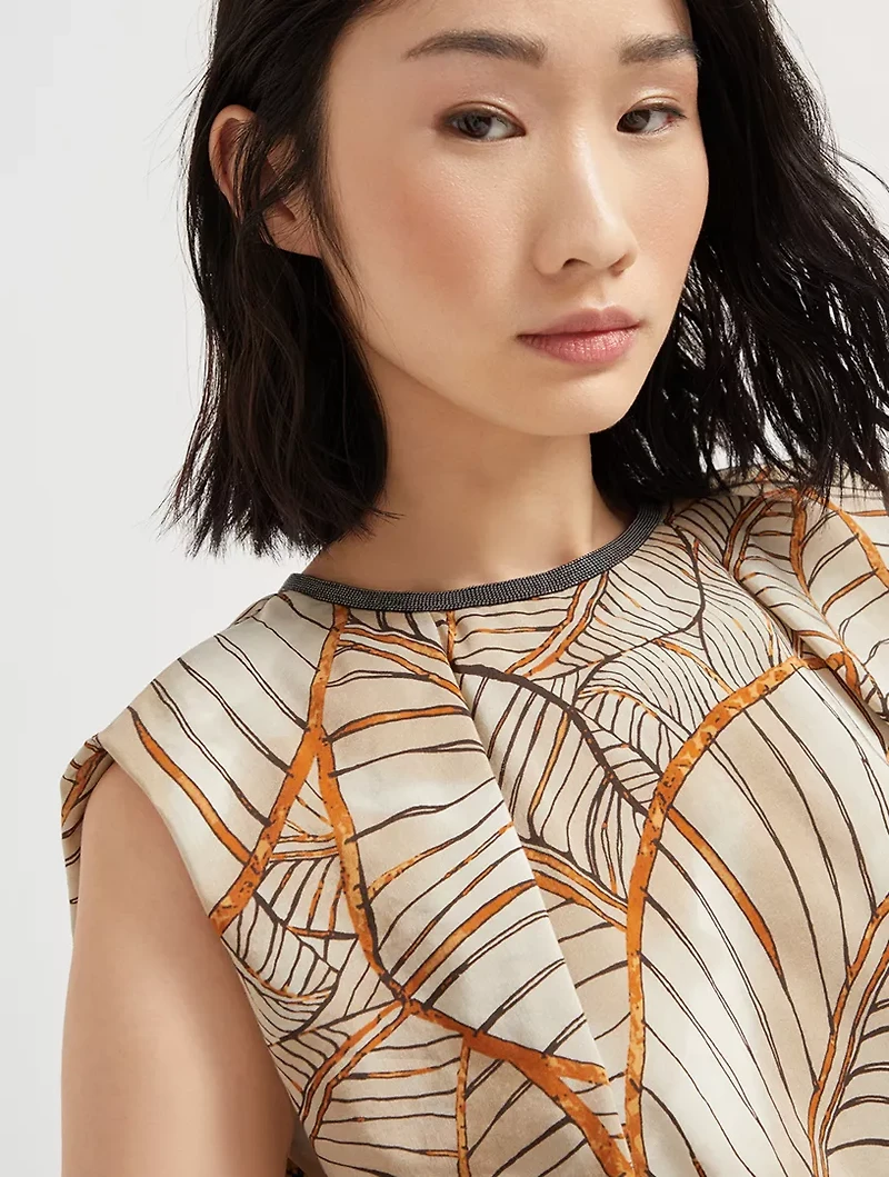 Papyrus Print Top