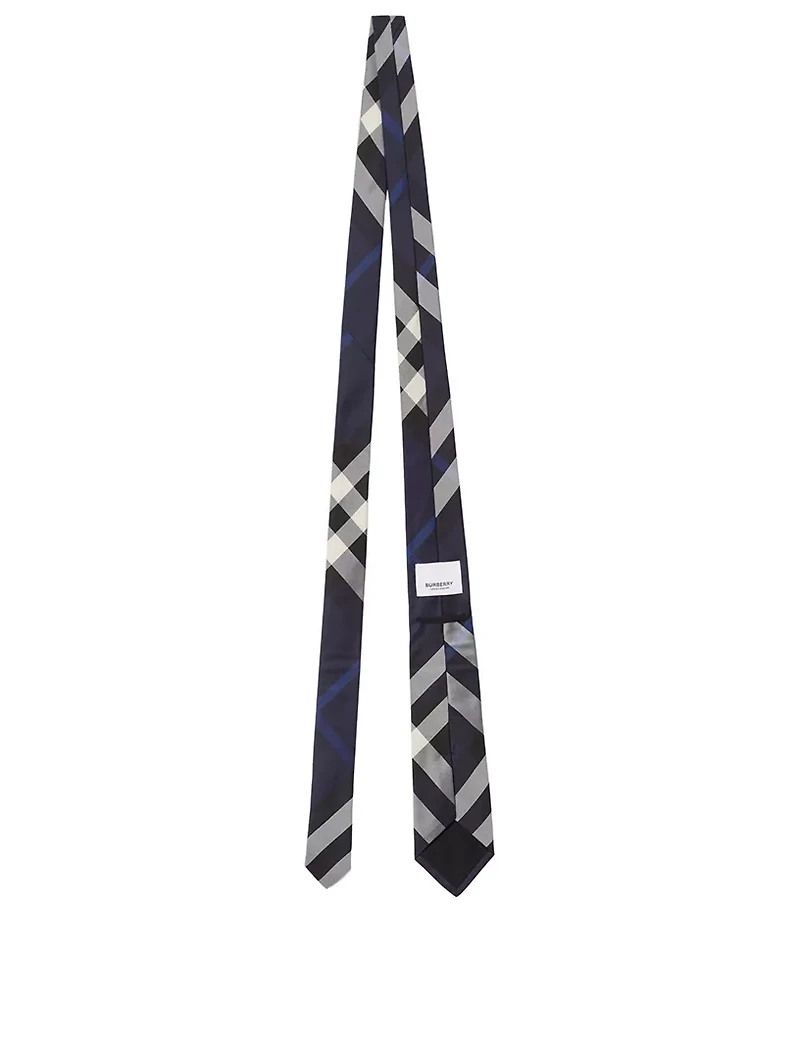 Check Silk Tie
