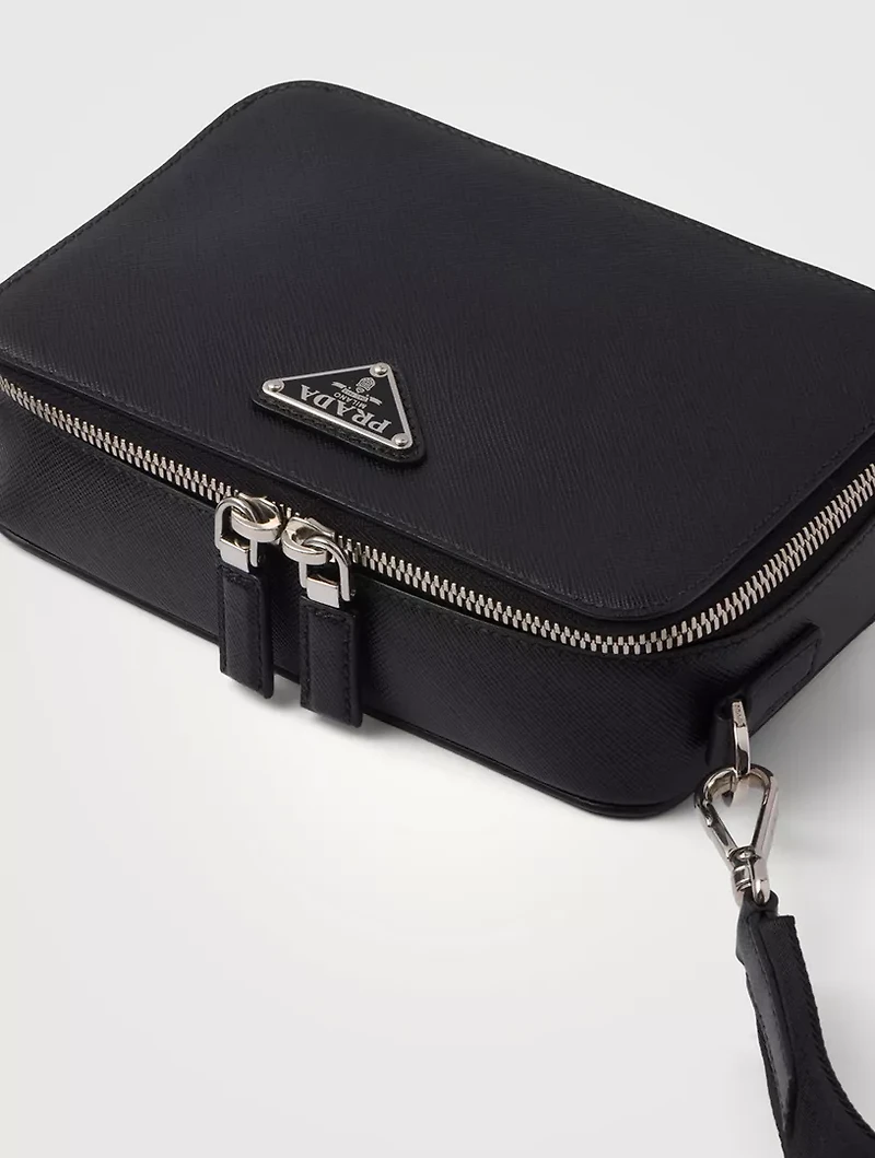Small Saffiano Leather Prada Brique Bag