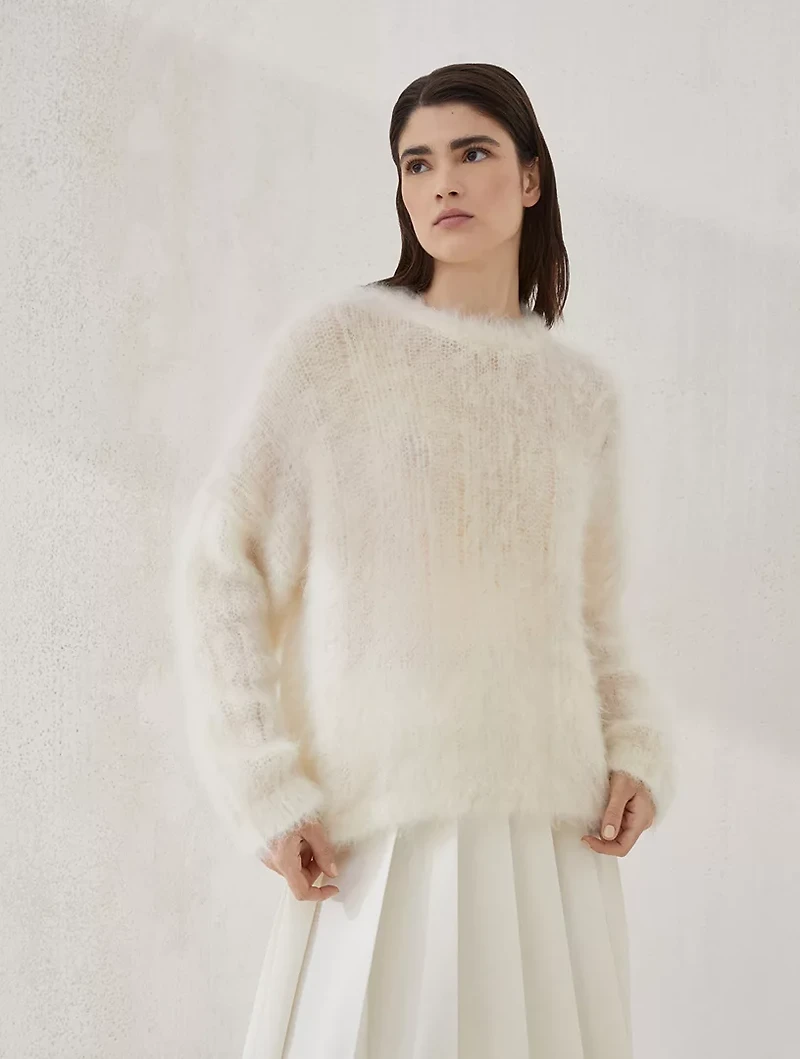 Mohair And Silk Sweater