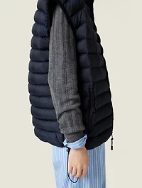 Light Pongé Down Vest