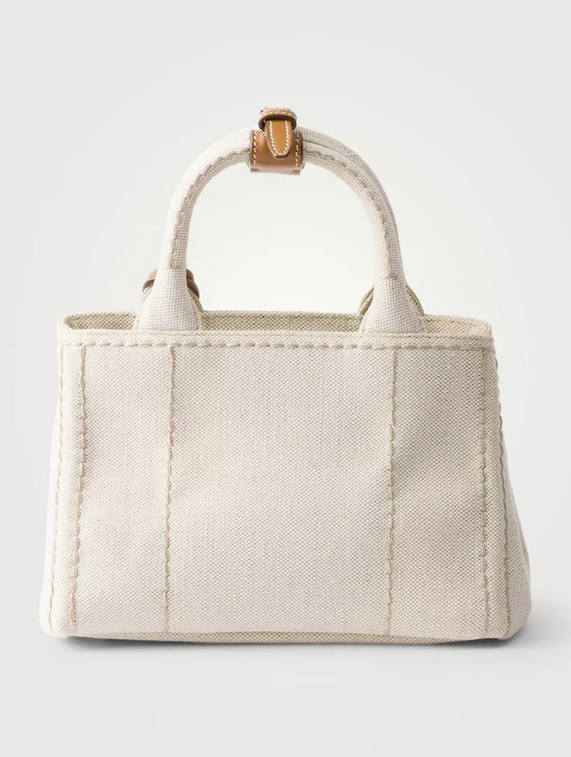 Prada Jardinière Linen Blend Mini-bag
