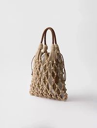 Medium Cotton Macramé Bag