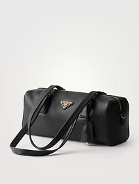 Medium Leather Top-handle Bag With Padlock