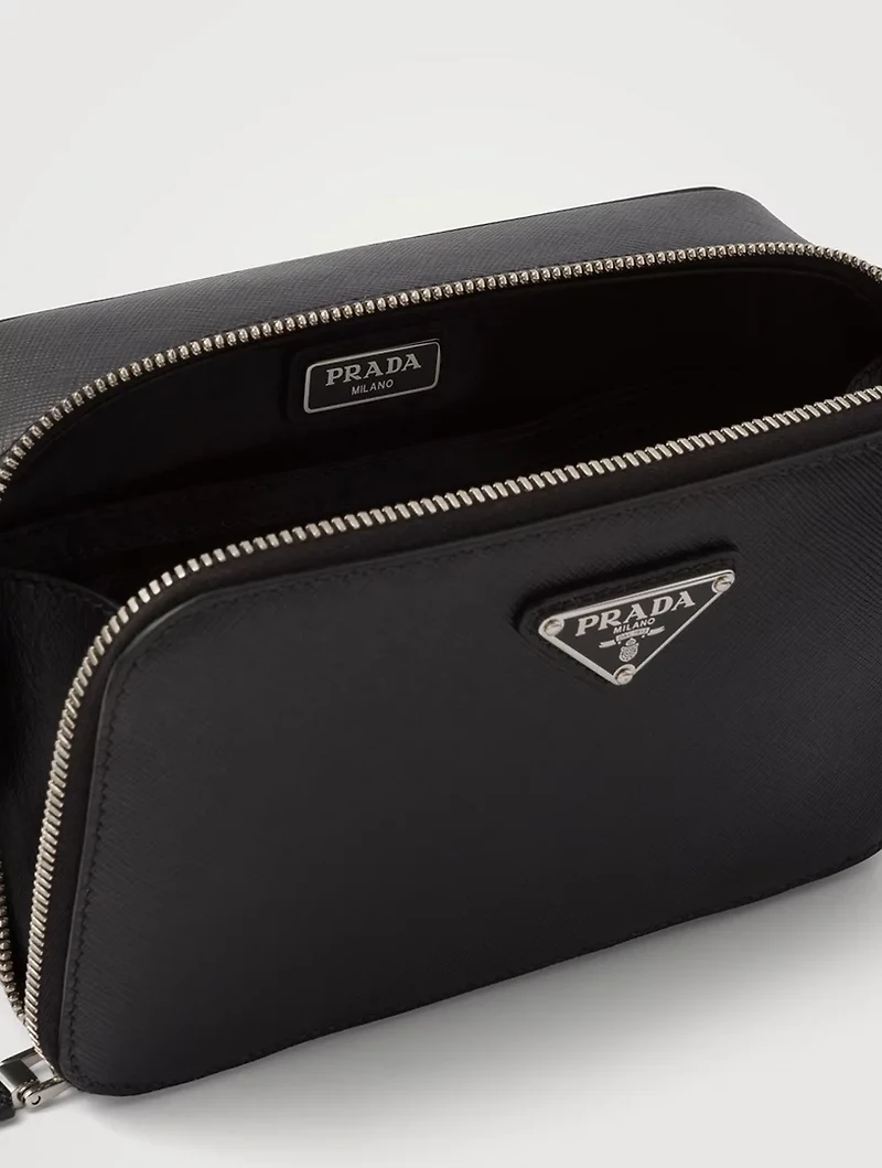 Small Saffiano Leather Prada Brique Bag