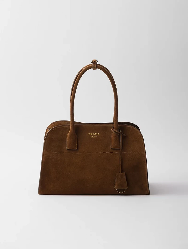 Medium Suede Tote Bag