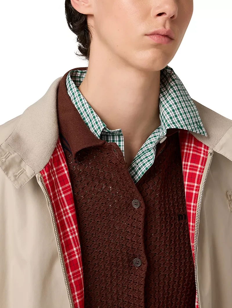 Panama Cotton Blouson Jacket