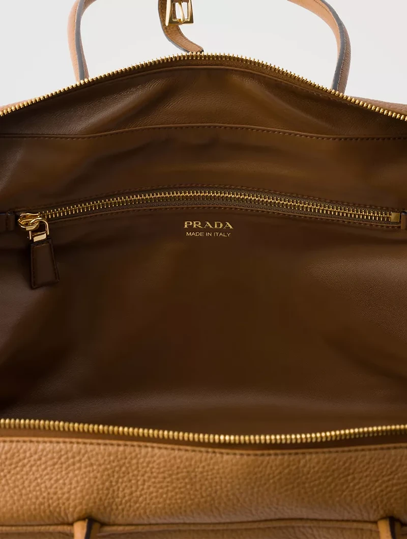 Large Leather Top-handle Bag