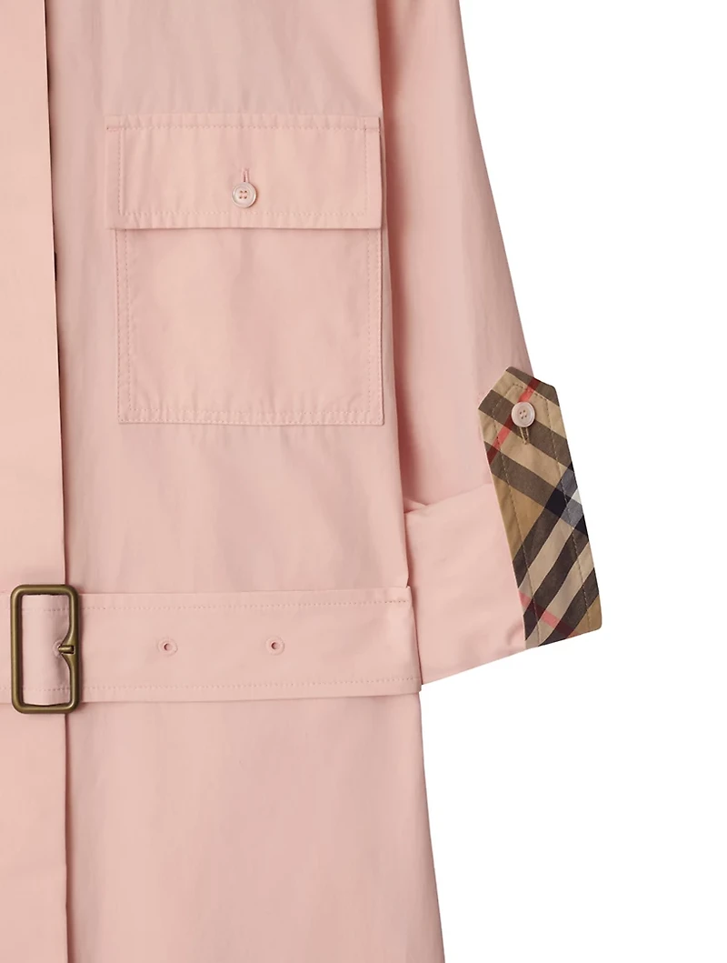 Cotton Poplin Shirt Dress