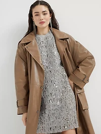 Nappa Leather Trench