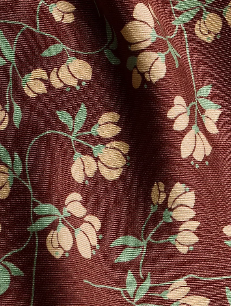 Printed Silk Twill Scarf