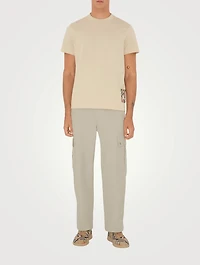 Check Label Cotton T-shirt