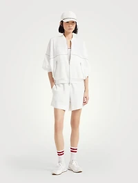 Paneled Track Shorts