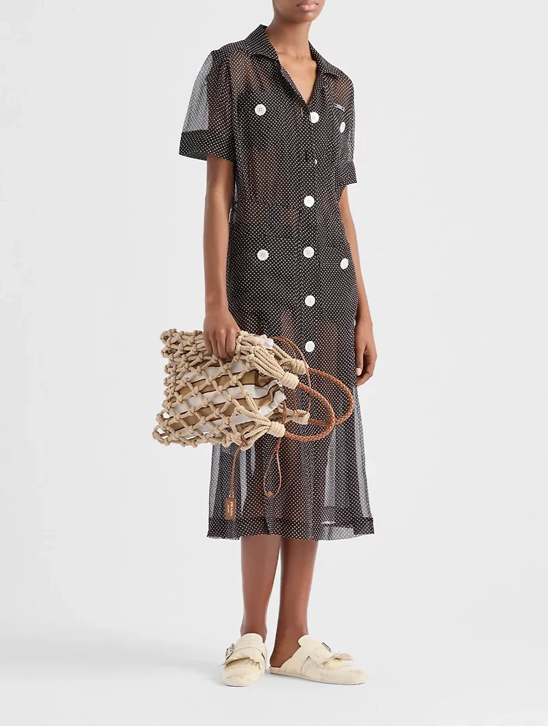 Medium Cotton Macramé Bag