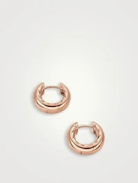 Dy Mercer® Micro Hoop Earrings In 18k Rose Gold, 13.4mm