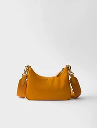 Prada Re-edition 2005 Re-nylon And Saffiano Leather Bag With Charm