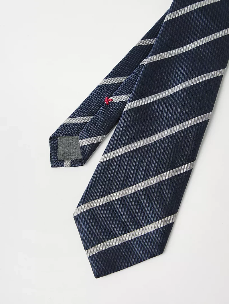 Striped Silk Necktie